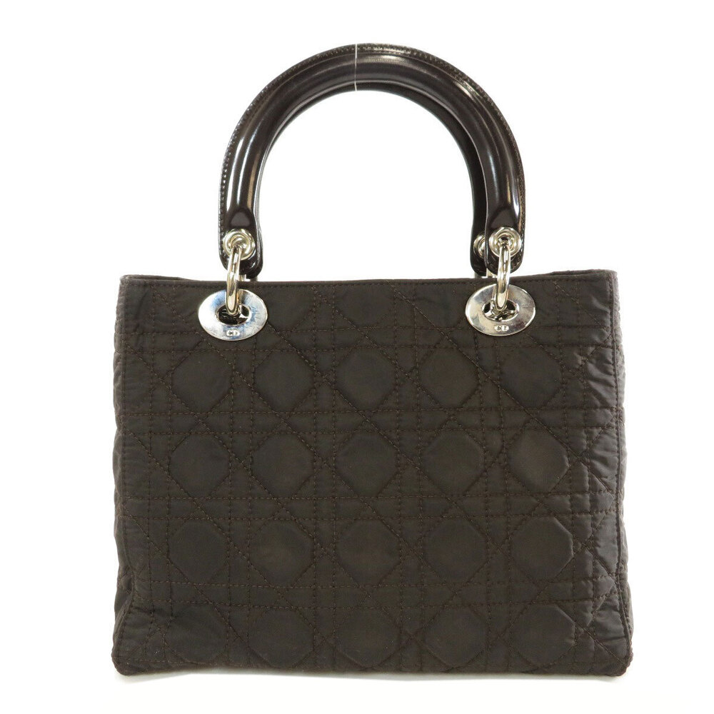 Dior Cannage  handbag black Lady  Christian Black